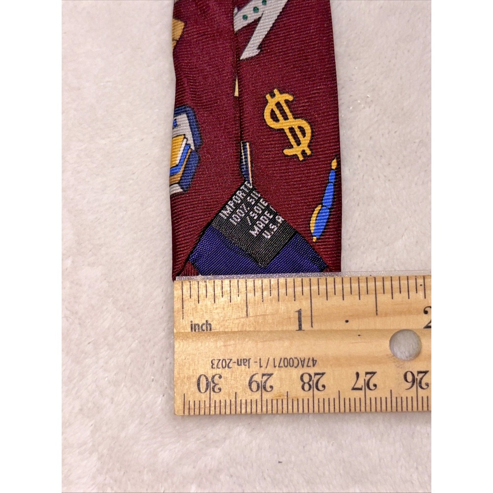 Save the Children Tie Kids View of Business Cara Age 16 100% Silk Novelty - Picture 6 of 6